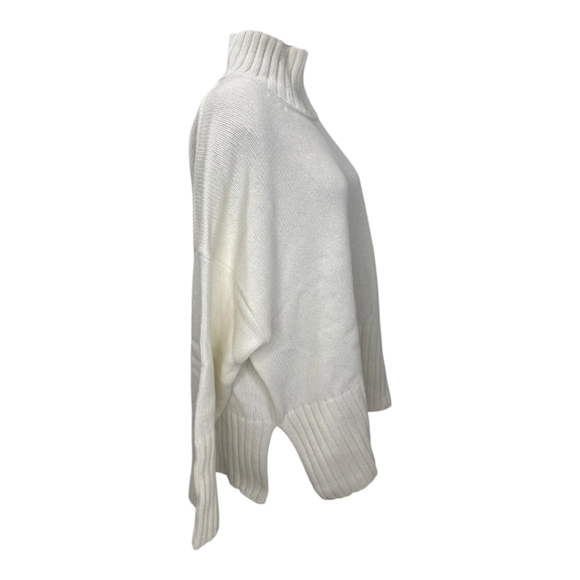 Barbour Womens Sweater Cloud White Size 12 Serena High Neck Jumper Pullover - Picture 7 of 16